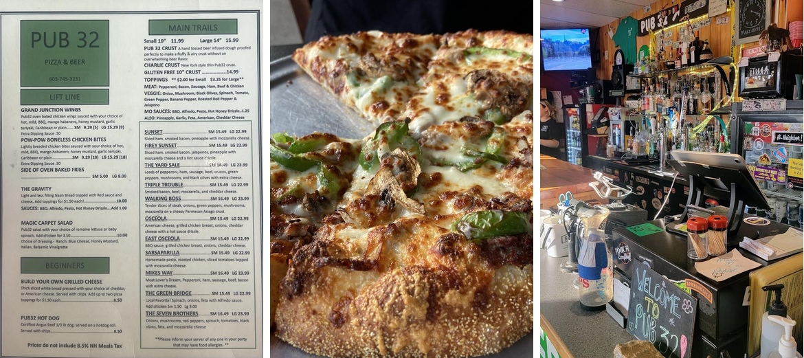 Pub 32 Menu